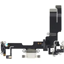 Clappio Ersatzteil Lightning Ladebuchse, Mobilgerät Ersatzteile, Weiss