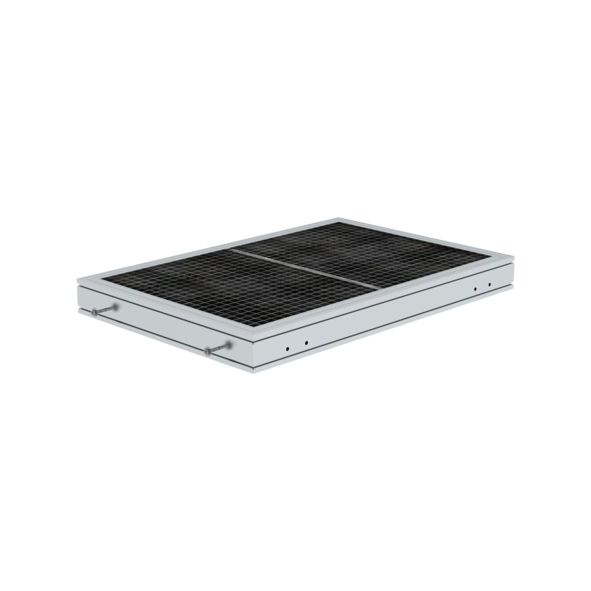 MUNK Günzburger Plattform Stahl Gitterrost Plattformlänge 1260 mm (632104)