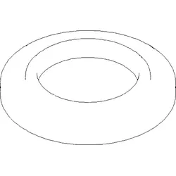 Dornbracht Rosette Einhebelmischer 092792005-00 Bidet+Waschtisch Circle chrom