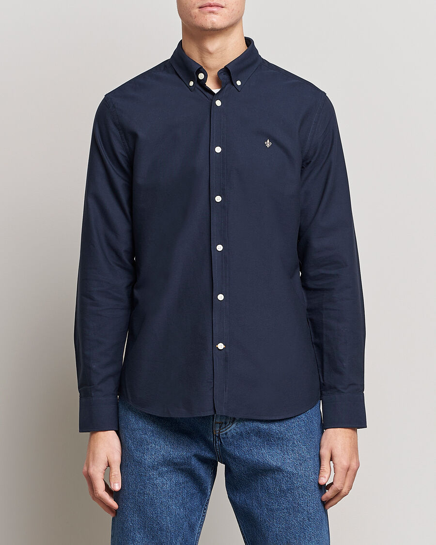 Morris Douglas Oxford Shirt Navy men M Blå