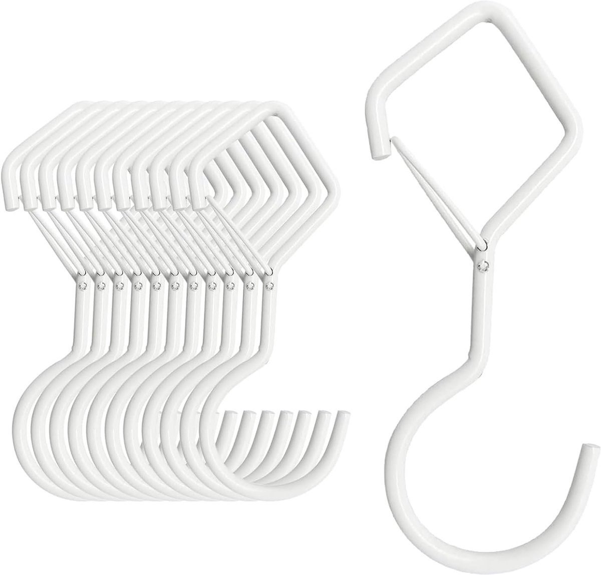 Multifunctionele S-haken voor ophangen - 10 stuks