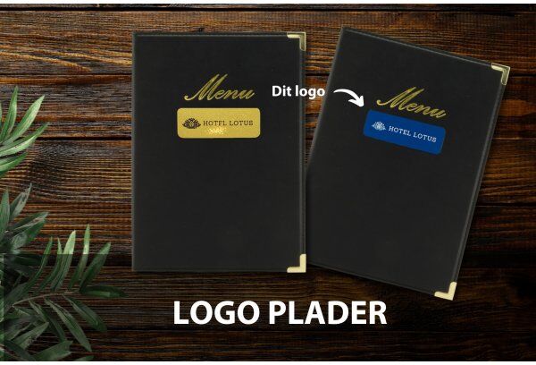 Securit Classic Menukort   A5   Sort   Logo