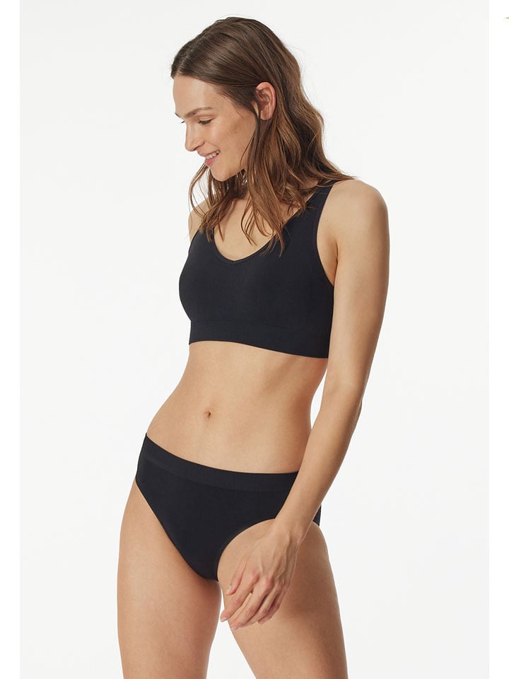Schiesser Slip in Schwarz - 3XL
