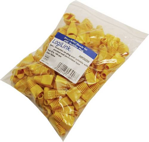 LogiLink MP0009 Knickschutztülle RJ45 MP0009 Gelb 100St.