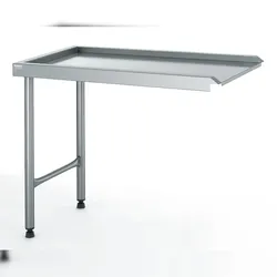 Tournus Standard Ablauftisch. Rechts oder links einhängbar. 600 mm lang. Passt an alle Haubenmodelle.