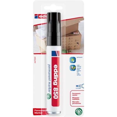 Edding 850 Permanentmarker Schwarz 5-16mm Blister