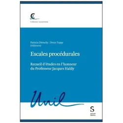 Escales procédurales, Fachbücher von Denis Tappy, Patricia Dietschy