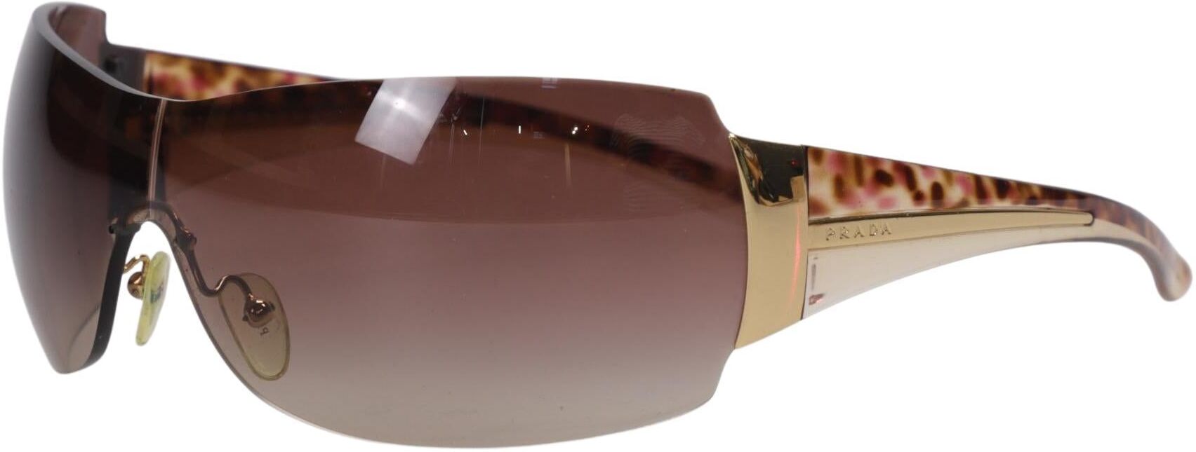 Prada Damen Sonnenbrille, Braun - Second Hand