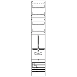 Striebel & John FD19ER Zählerfeld DPB 1-st.NH00 Reit, mit Dreipunkt-Befestigung, 9RE 2CPX054062R9999