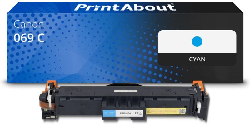 PrintAbout Toner compatible Canon 069 C - Cyan Cyan
