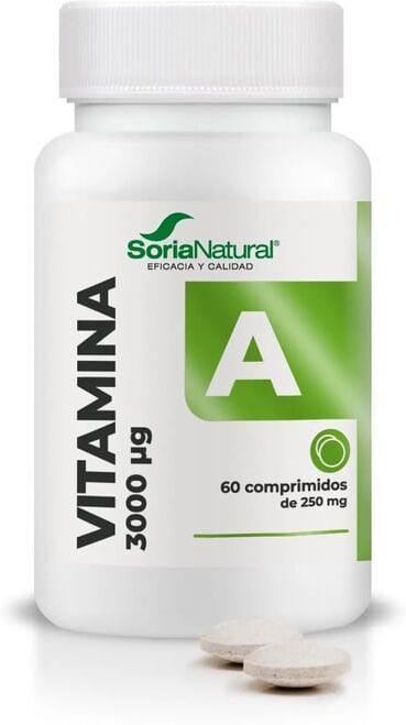 Soria Natural Vitamina A 3000 ug 60 Caps