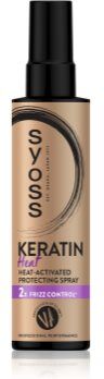 Syoss Keratin Heat spray de proteção para finalização térmica de cabelo 200 ml. Keratin Heat