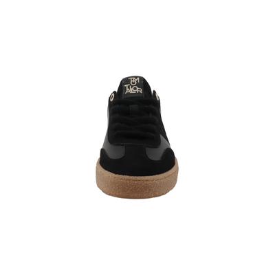 Sneaker TOM TAILOR "Tom Tailor Sneakers", Damen, Gr. 36, schwarz, Polyurethan, Schuhe Sneaker