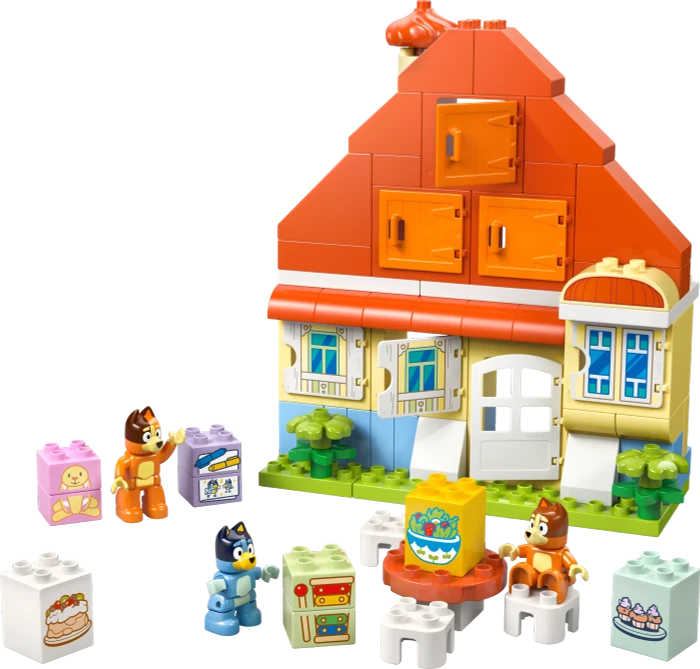 LEGO DUPLO Bluey 10459 Blueys Familienhaus mit Memory-Spiel