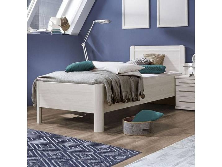 Einzelbett Apolda Komfort Lärche Dekor 120x200 cm klassischer Stil, höhenverstellbar