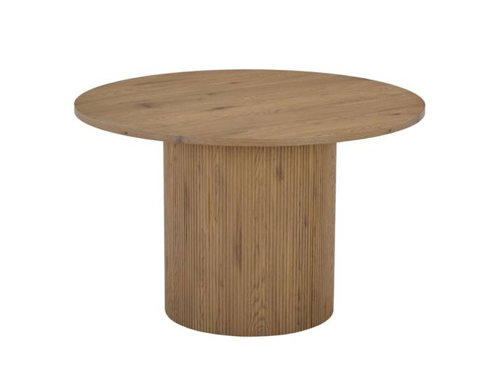 Table à manger ronde 4 personnes ø120 cm naturelle