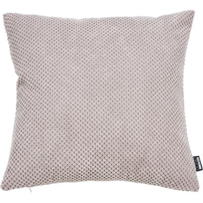 Dekokissen DONE. "EIRA", beige (puder), B:60cm H:1cm L:60cm, Polyester, Dekokissen_Sitzkissen_Kissenhüllen, Weicher Webstoff