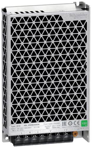 Schneider Electric ABL2REM24065K Spannungsversorgung, Easy Modicon ABL2, getaktet, 1-phasig, 100-240V AC, 24V DC, 6,5A, 156W