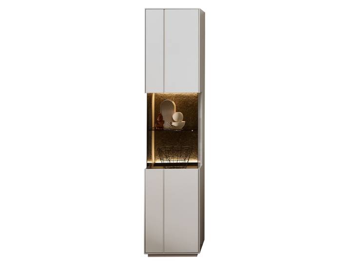 Wohn-Concept Como Vitrine Holzwerkstoff/Granit Steinfurnier