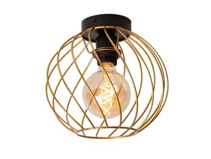 LUCIDE DANZA - Deckenleuchte - Ø 25 cm - 1xE27 - Mattes Gold/Messing