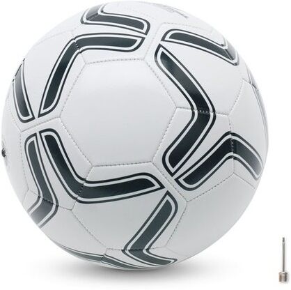 Ballon publicitaire de football PVC SOCCERINI PVC blanc noir