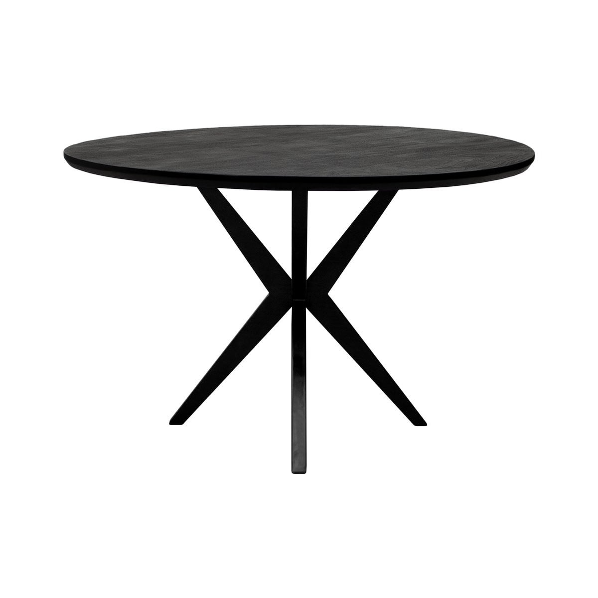 Kick Collection Havard Ronde Eettafel - Zwart - Diameter: 120 cm