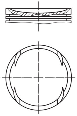 Mahle Kolben 030 64 01
