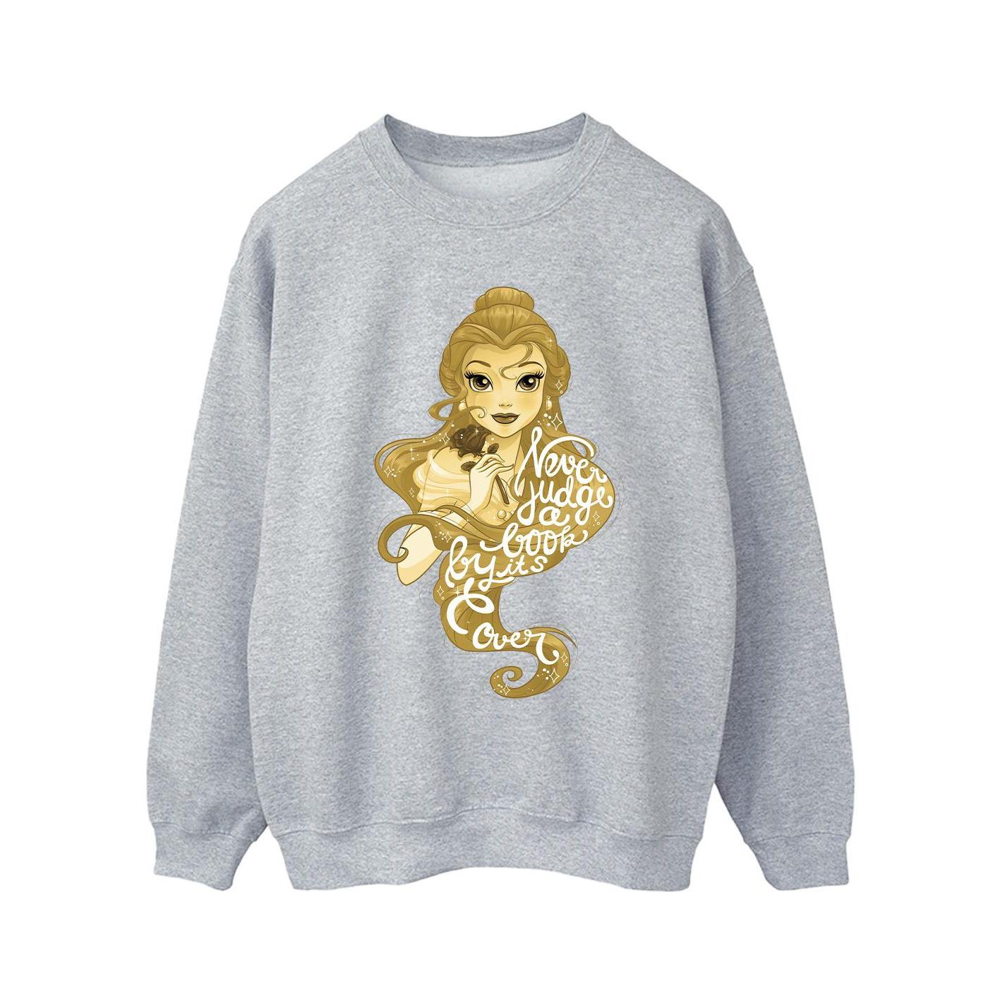 Disney Heren Beauty And The Beast Oordeel Nooit Sweatshirt (Sportgrijs)