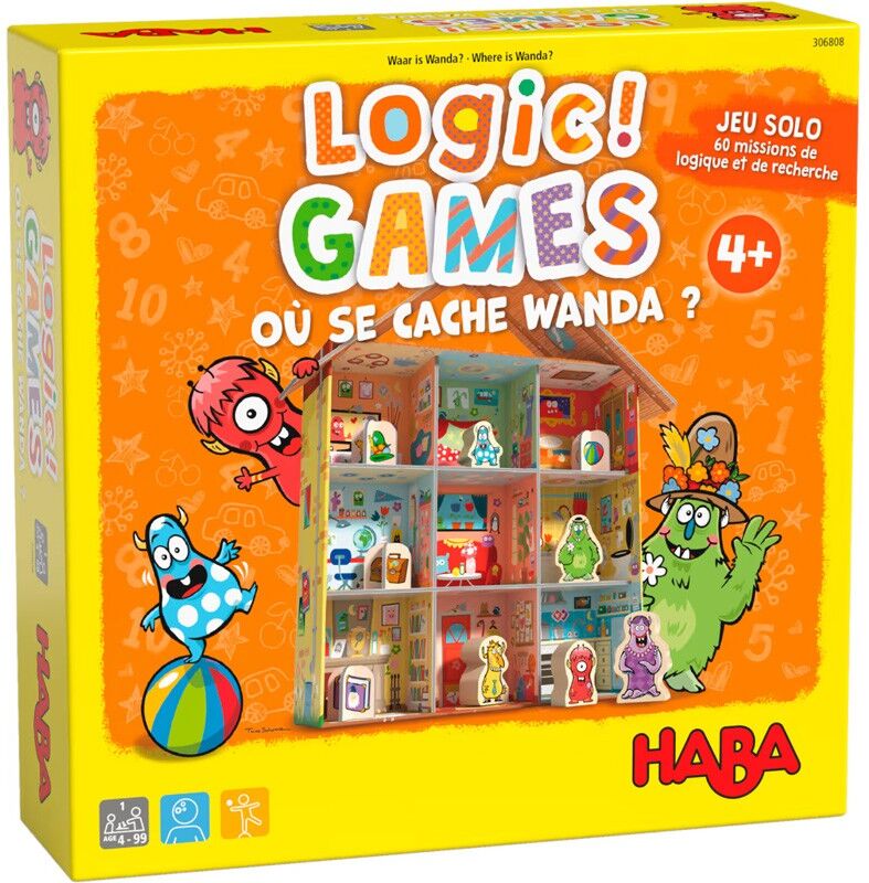 Logic! GAMES : Où se cache Wanda ? - Haba