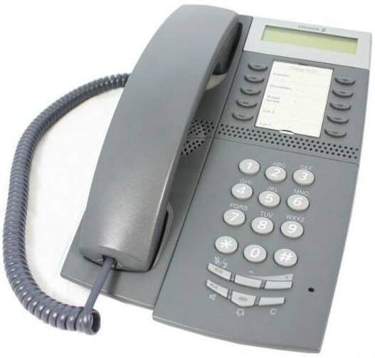 Mitel Ericsson Dialog 4222 Gris   Téléphone fixe reconditionné Téléphone fixe avec écran et prise casque reconditionné