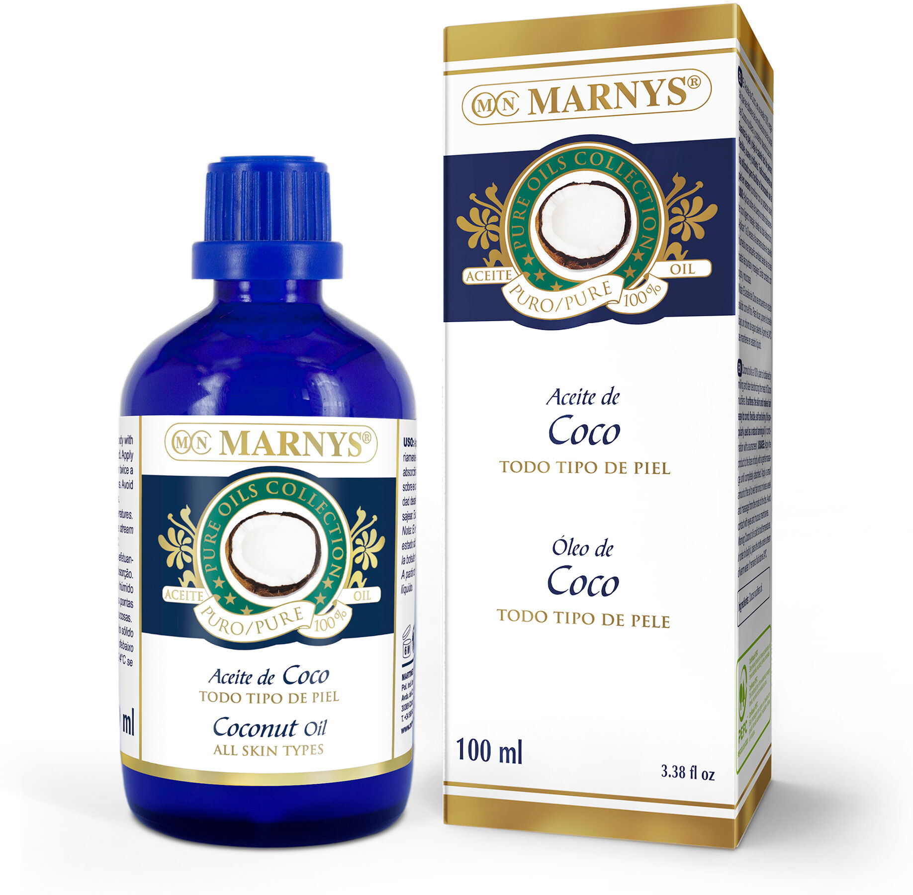 Marnys Aceite de Coco 500 ml 100 ml