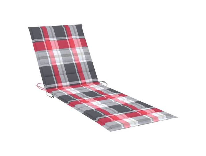 Transat extérieur - Brun - Chaise longue de jardin avec coussin Bois d'acacia solide - Cadre durable_19.07kg_30327