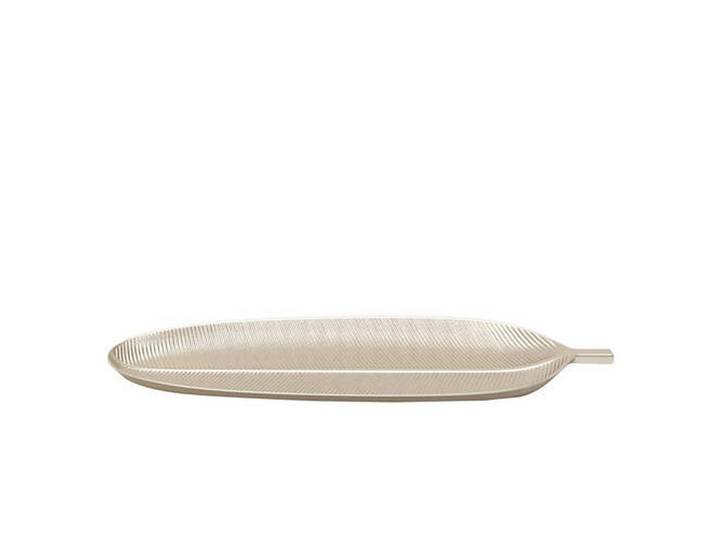Playboy Dekoschale Playboy, Gold, Kunststoff, Vintage, Blatt, 59x21 cm, Dekoration, Dekoschalen
