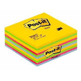 Post-it Haftnotizen farbsortiert, 1 Würfel