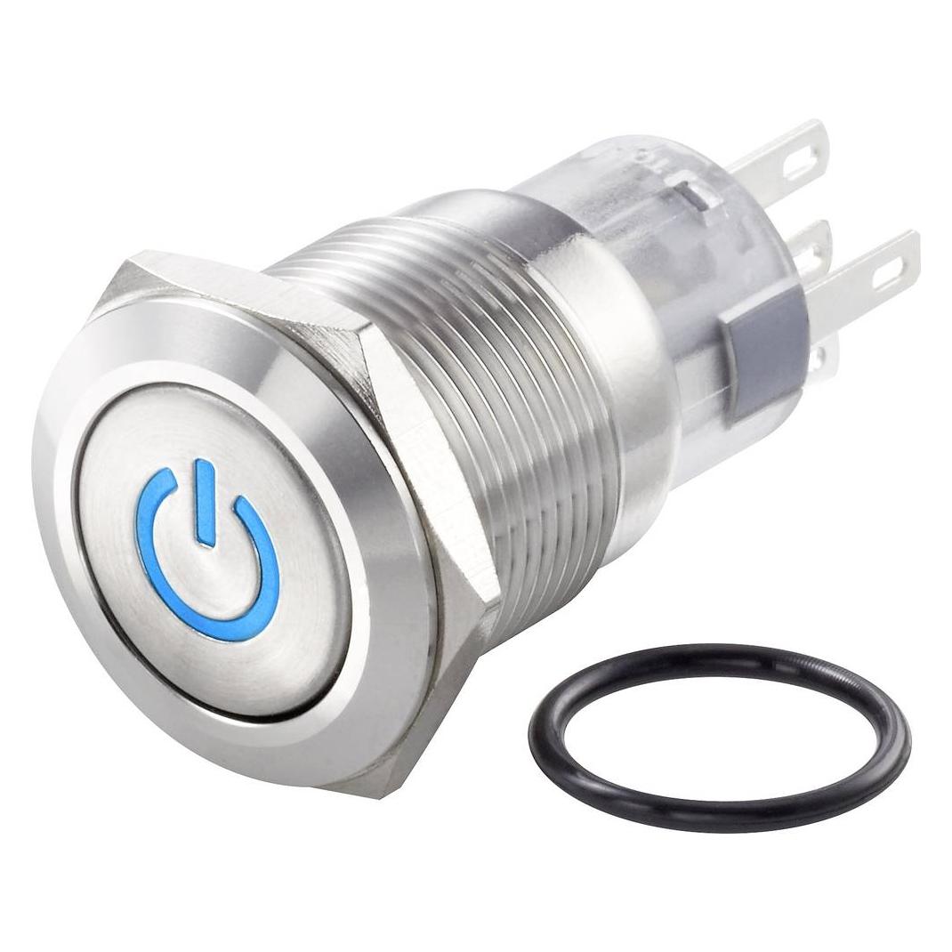 Tru Components TC-7494500 TC-LAS1-AGQ-11ZDT/B/12V/S Vandalismusgeschützter Druck (TC-7494500)