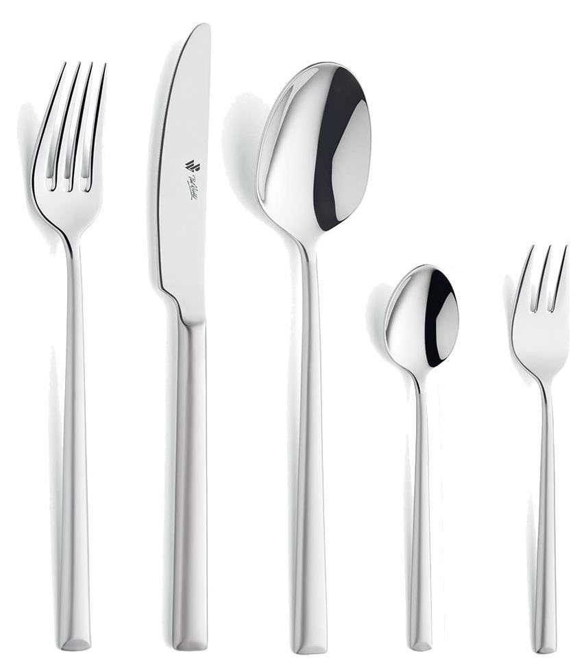 30-teilige Besteckset für 6 Personen, Edelstahl, spülmaschinengeeignet