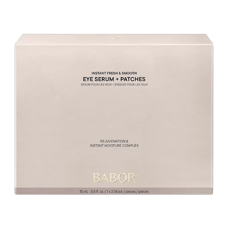 Babor Instant Fresh und Smooth Eye Serum + Patches, 1 St. 402545
