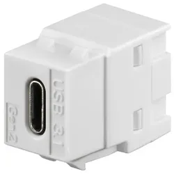 Rutenbeck Buchse für Montageadapter KMK-USB-C 3.1 rw