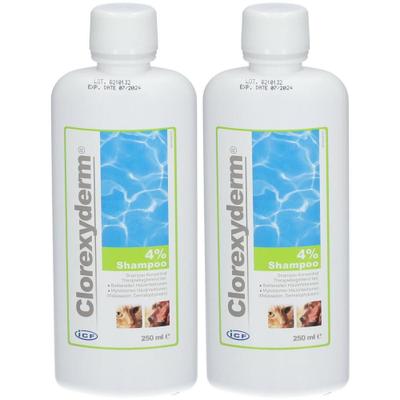 Clorexyderm Shampoo 4% f.Hunde/Katzen 2x 2x250 ml