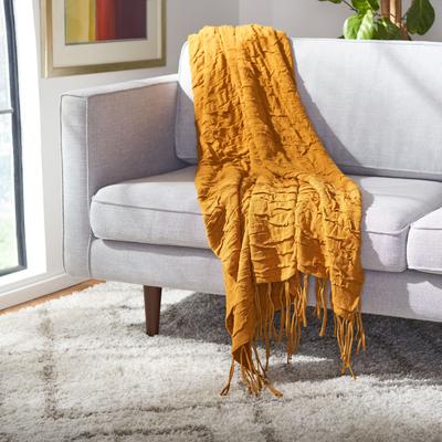 SAFAVIEH Delena 50 x 60 Inch Cotton Accent Throw