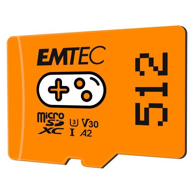 Emtec MicroSD Card (512 GB, microSDXC, U3, UHS-I) (ECMSDM512GXCU3G)