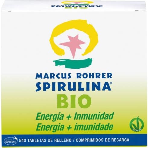 MARCUS ROHRER Bio Espirulina Recarga 540 comp