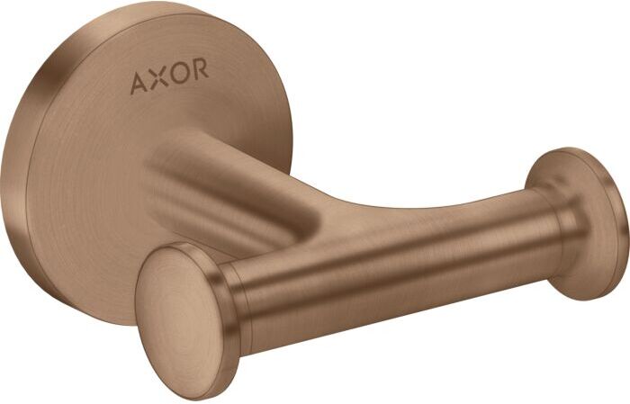 Hansgrohe Axor Handtuckhaken 42812310 doppelt, Wandmontage, brushed red gold