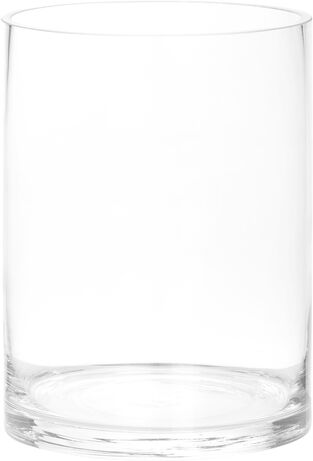 Glasvase, rund, 20 cm, 14,5 cm Ø