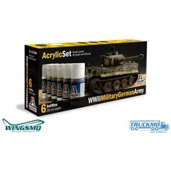 Italeri Acryl Set WWII Militär Deutsche Armee 0433