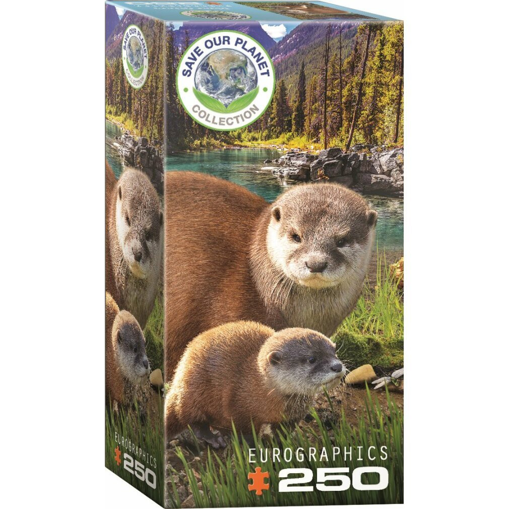 Eurographics Puzzel van een otter, 250 stukjes