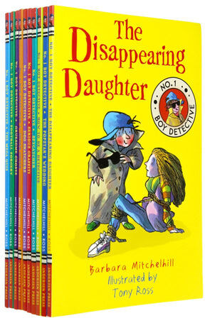 Andersen Press No. 1 Boy Detective by Barbara Mitchelhill - 10 Books Paperback Collection - Ages 7-9 - Funny Mystery Series Illustrated by Tony Ross