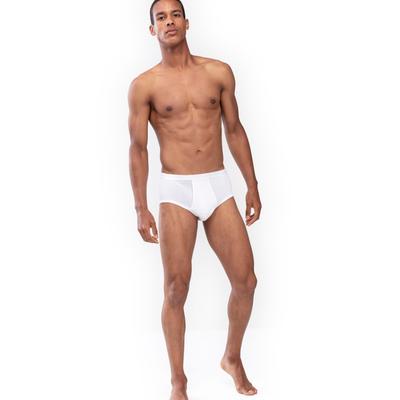 Slip MEY "Noblesse", Herren, Gr. 8XL, weiß, Feinripp, Obermaterial: 100% Baumwolle, unifarben, körpernah, Unterhosen Slip, Mit Eingriff