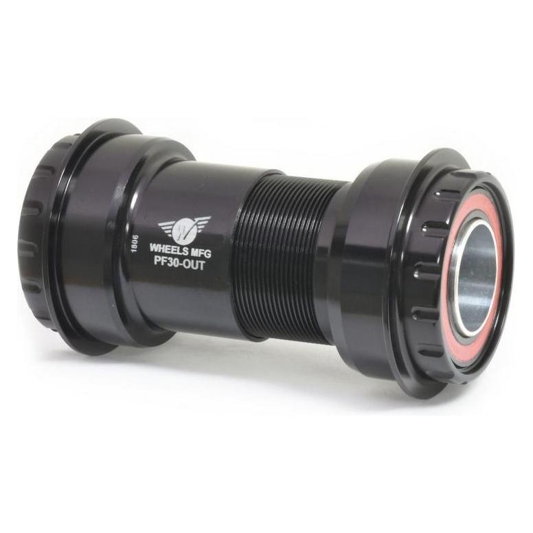 Wheels Manufacturing Zero Ceramic Innenlager, PF30 Outboard, SRAM/Truvativ GXP 24/22mm Kurbeln, blac (40102269)