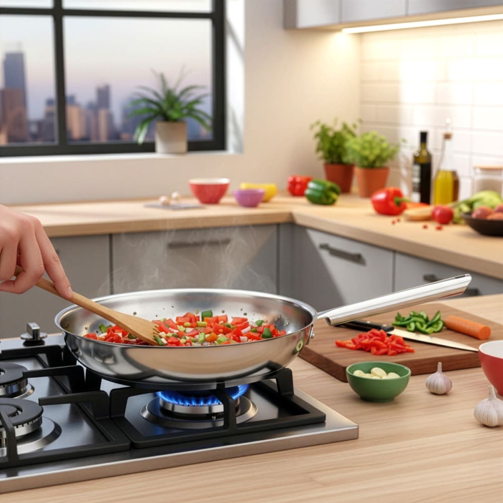 Cuisinox Sartén 28 cm acero inoxydable